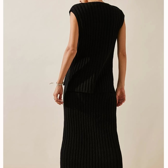 NWT Free People Veda Sweater Set - Black - Picture 3 of 5